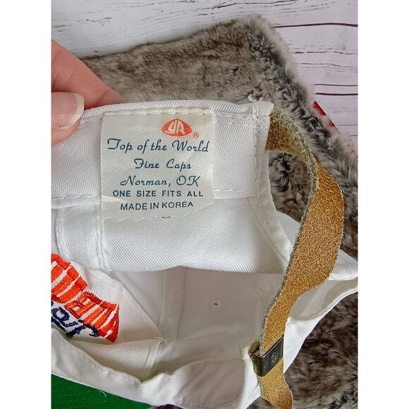 Auburn Tigers Top Of The World White Adjustable Strapback Hat One Size Made In K - Picture 6 of 6